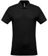 KB254 K254 Kariban Short Sleeve Piqué Polo Shirt Black colour image